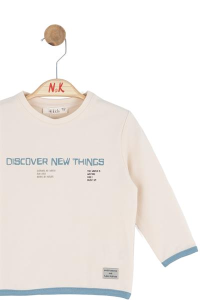 Nk Erkek Bebek New Sweatshirt 1-4 Yaş Mavi