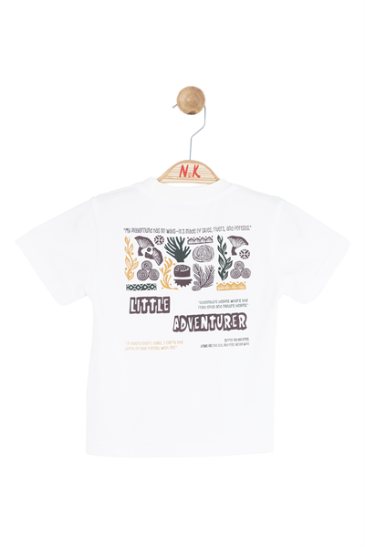 Nk Erkek Bebek Road Tshirt 1-4 Yaş Ekru