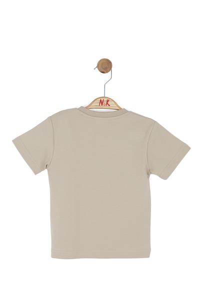 Nk Erkek Bebek Sun Tshirt 1-4 Yaş Bej
