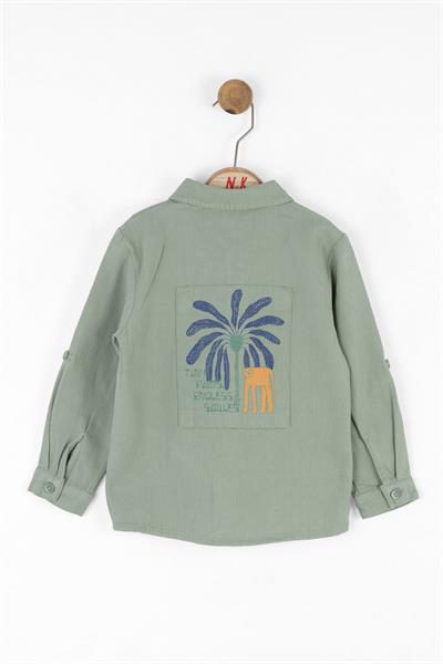 Nk Erkek Bebek Tiny Gömlek 1-4 Yaş Yeşil