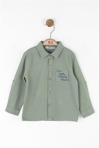 Nk Erkek Bebek Tiny Gömlek 1-4 Yaş Yeşil