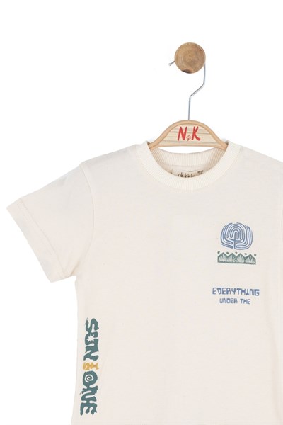 Nk Erkek Bebek Under Tshirt 1-4 Yaş Krem