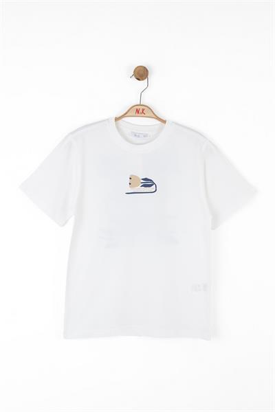 Nk Erkek Çocuk Blossom Time Tshirt 8-14 Yaş Ekru