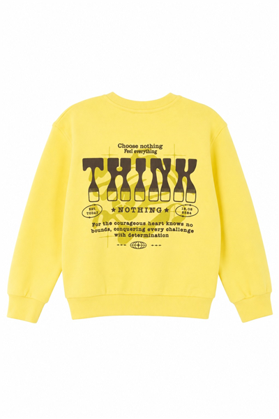 Nk Erkek Çocuk Chartreuse Sweat 4-8 Yaş Sarı