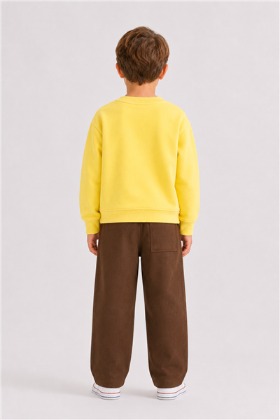 Nk Erkek Çocuk Chartreuse Sweat 4-8 Yaş Sarı