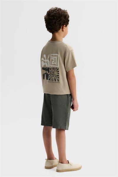 Nk Erkek Çocuk Çinar Şort 4-8 Yaş Haki
