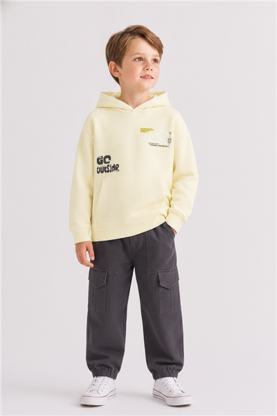 Nk Erkek Çocuk Clımber Sweat 4-8 Yaş Sarı