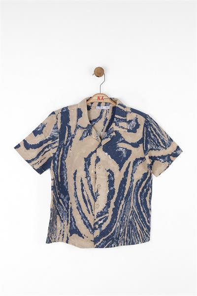 Nk Erkek Çocuk Colombes Gömlek 8-14 Yaş İndigo