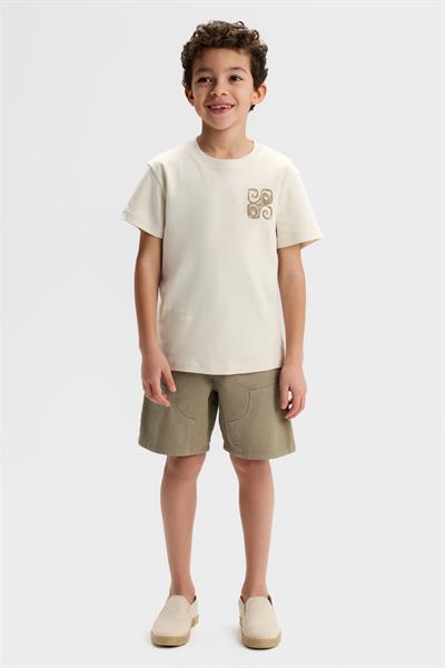 Nk Erkek Çocuk Como Tshirt 4-8 Yaş Krem