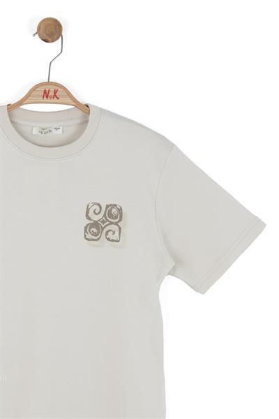 Nk Erkek Çocuk Como Tshirt 4-8 Yaş Krem