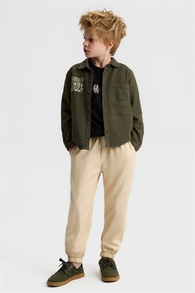Nk Erkek Çocuk Cool Pantolon 8-14 Yaş Krem