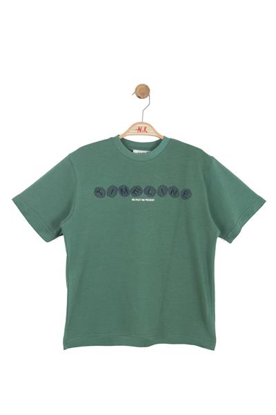 Nk Erkek Çocuk Different Tshirt 8-14 Yaş Yeşil