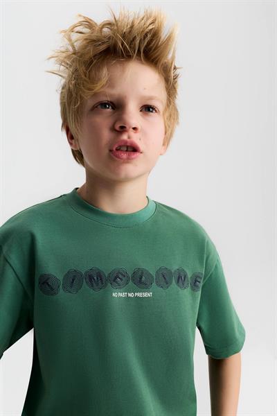 Nk Erkek Çocuk Different Tshirt 8-14 Yaş Yeşil