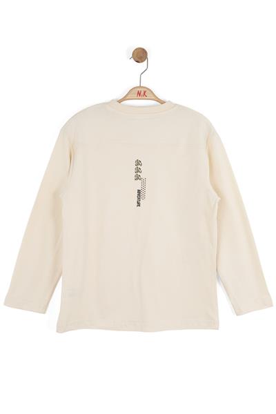 Nk Erkek Çocuk Discover Sweatshirt 8-14 Yaş Krem