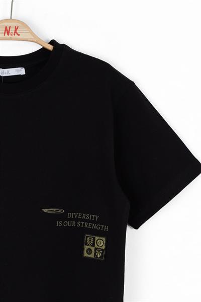 Nk Erkek Çocuk Diversity Tshirt 8-14 Yaş Siyah