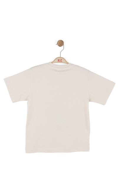 Nk Erkek Çocuk Hansel Tshirt 8-14 Yaş Krem