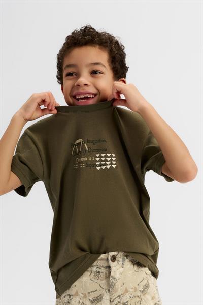 Nk Erkek Çocuk Himalaya Tshirt 4-8 Yaş Haki