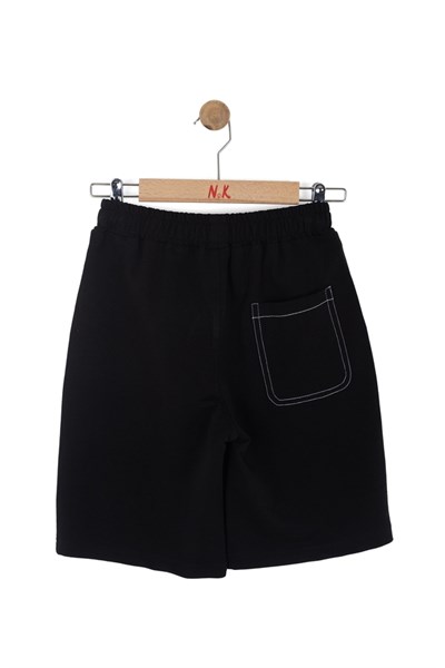 Nk Erkek Çocuk Labirent Şort  8-14 Yaş Siyah