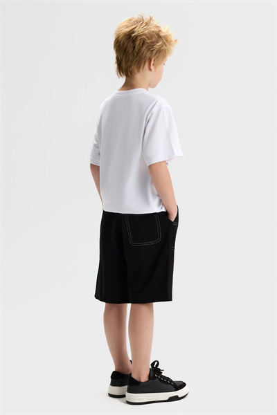 Nk Erkek Çocuk Labirent Tshirt 8-14 Yaş Beyaz