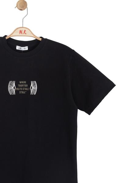 Nk Erkek Çocuk Meet Tshirt 8-14 Yaş Siyah