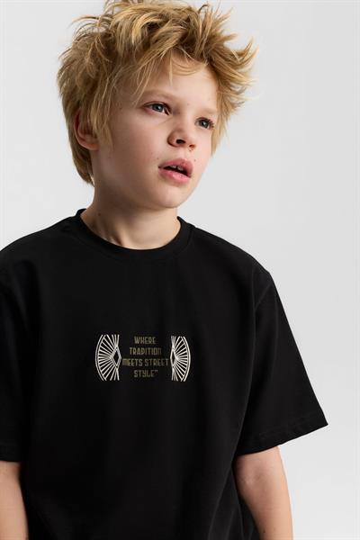 Nk Erkek Çocuk Meet Tshirt 8-14 Yaş Siyah