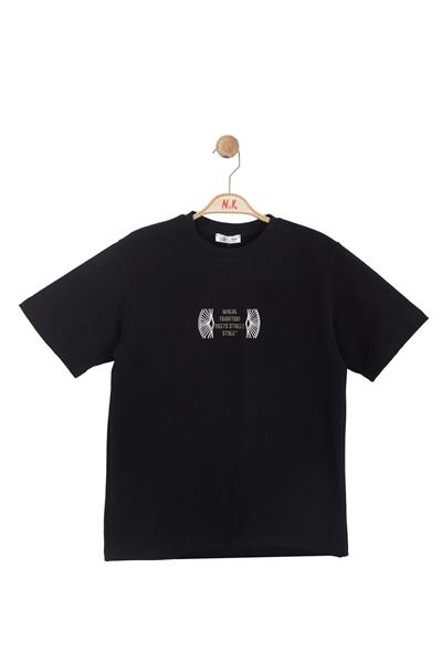 Nk Erkek Çocuk Meet Tshirt 8-14 Yaş Siyah