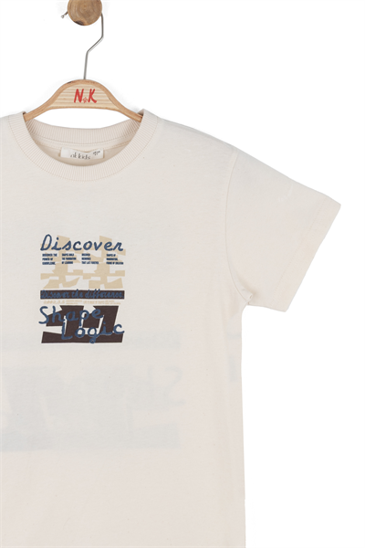 Nk Erkek Çocuk Memory Tshirt 4-8 Yaş Krem