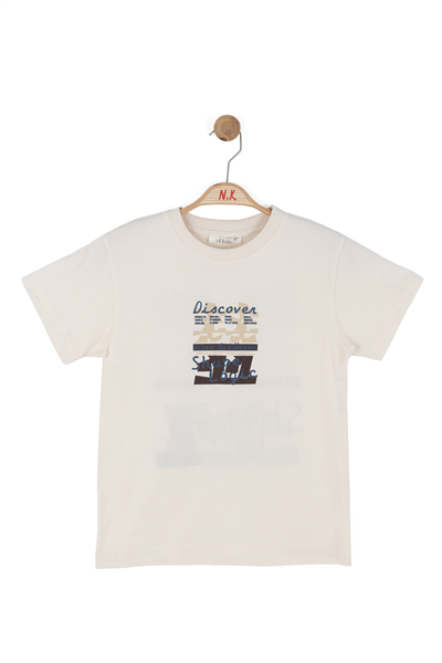 Nk Erkek Çocuk Memory Tshirt 4-8 Yaş Krem