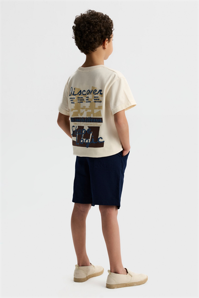 Nk Erkek Çocuk Memory Tshirt 4-8 Yaş Krem