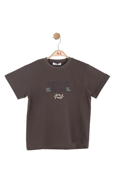 Nk Erkek Çocuk Mineral Tshirt 4-8 Yaş Kahverengi