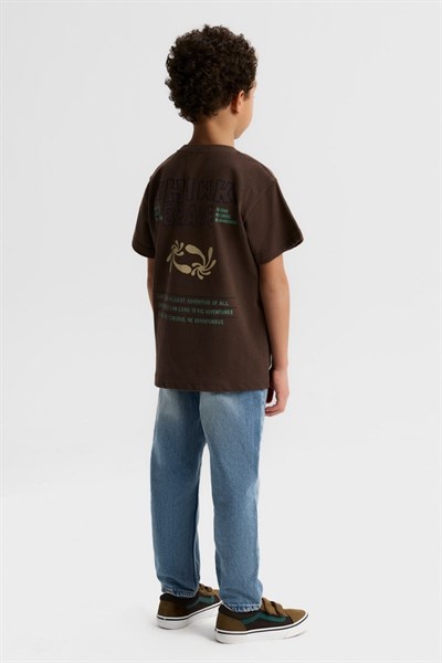 Nk Erkek Çocuk Mineral Tshirt 4-8 Yaş Kahverengi