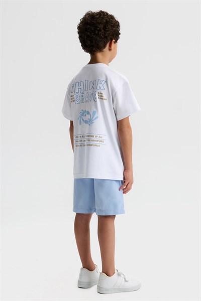 Nk Erkek Çocuk Mineral Tshirt 4-8 Yaş Ekru