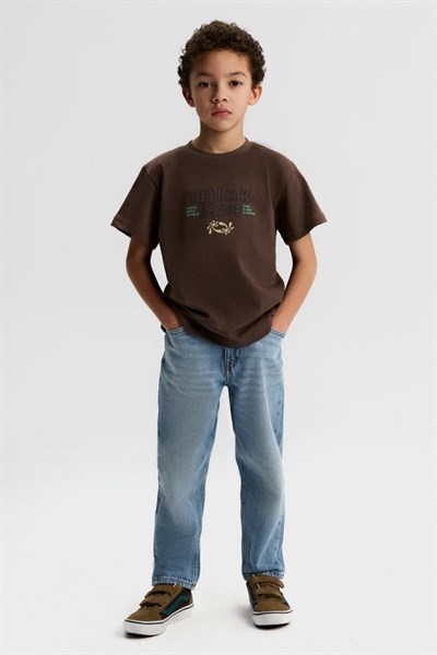 Nk Erkek Çocuk Mineral Tshirt 4-8 Yaş Kahverengi