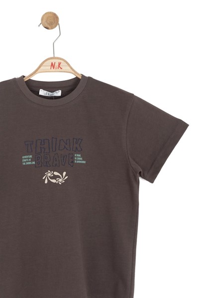 Nk Erkek Çocuk Mineral Tshirt 4-8 Yaş Kahverengi