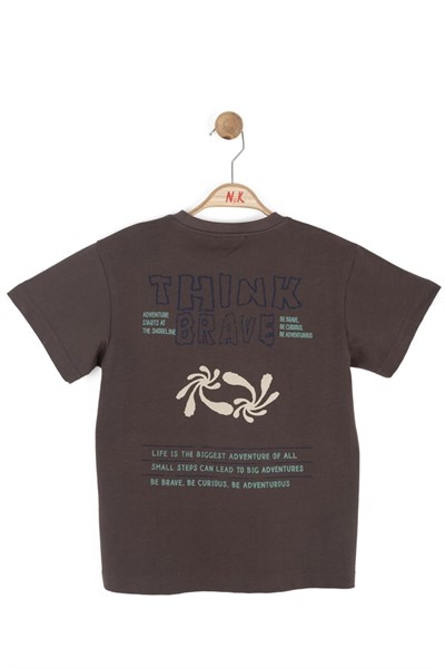 Nk Erkek Çocuk Mineral Tshirt 4-8 Yaş Kahverengi