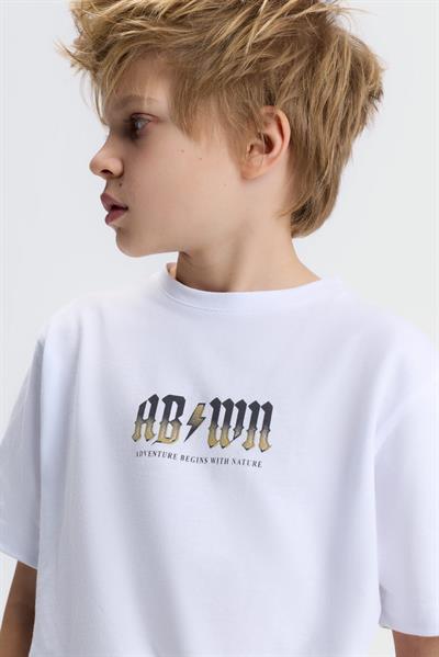 Nk Erkek Çocuk Monza Tshirt 8-14 Yaş Beyaz