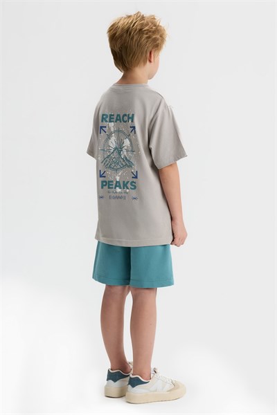 Nk Erkek Çocuk Peack Tshirt 8-14 Yaş Gri
