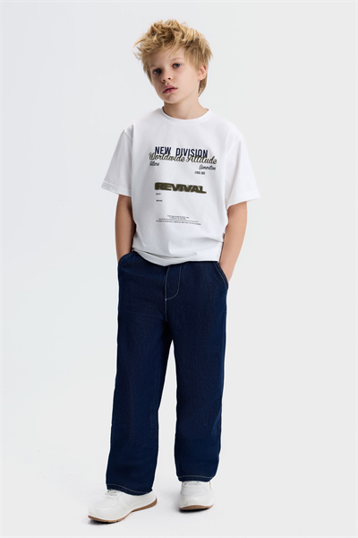 Nk Erkek Çocuk Ready Tshirt 8-14 Yaş Beyaz
