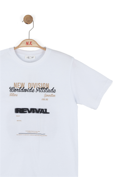 Nk Erkek Çocuk Ready Tshirt 8-14 Yaş Beyaz