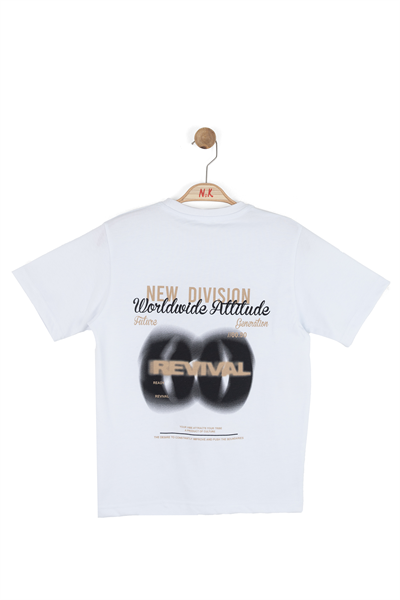 Nk Erkek Çocuk Ready Tshirt 8-14 Yaş Beyaz