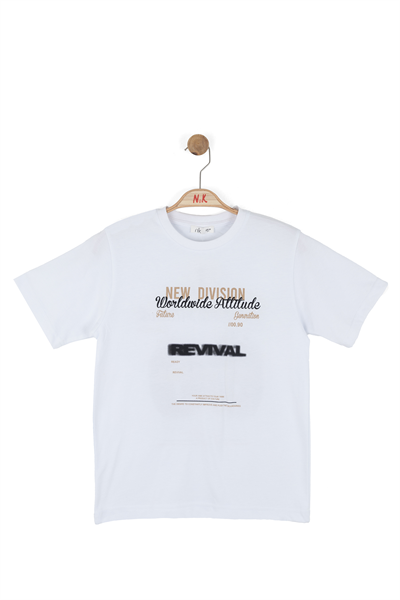 Nk Erkek Çocuk Ready Tshirt 8-14 Yaş Beyaz