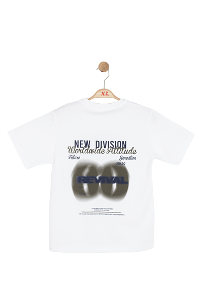 Nk Erkek Çocuk Ready Tshirt 8-14 Yaş Ekru