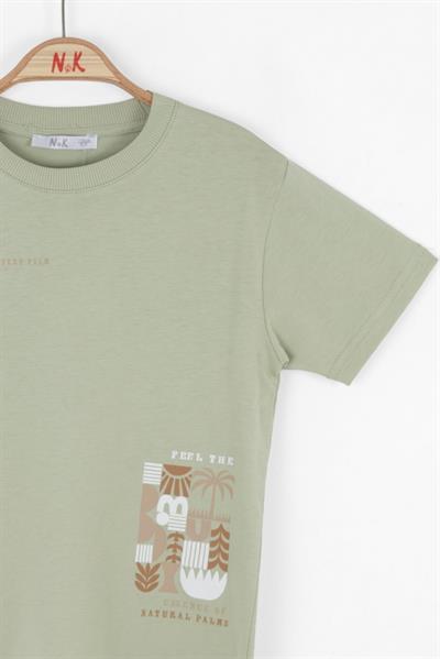 Nk Erkek Çocuk Touch Tshirt 4-8 Yaş Yeşil