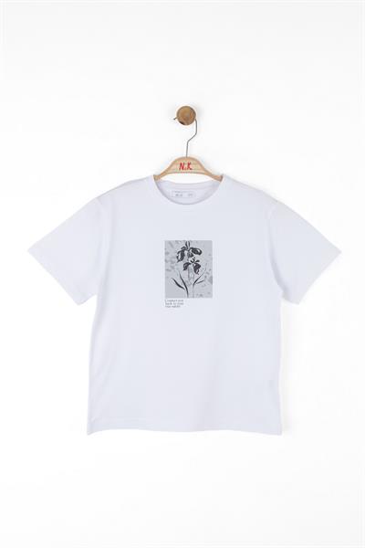 Nk Erkek Çocuk True Tshirt 8-14 Yaş Beyaz