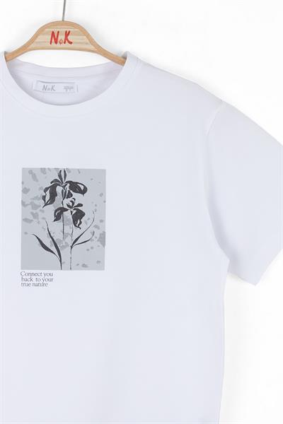 Nk Erkek Çocuk True Tshirt 8-14 Yaş Beyaz