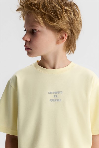 Nk Erkek Çocuk Turn Tshirt 8-14 Yaş Sarı
