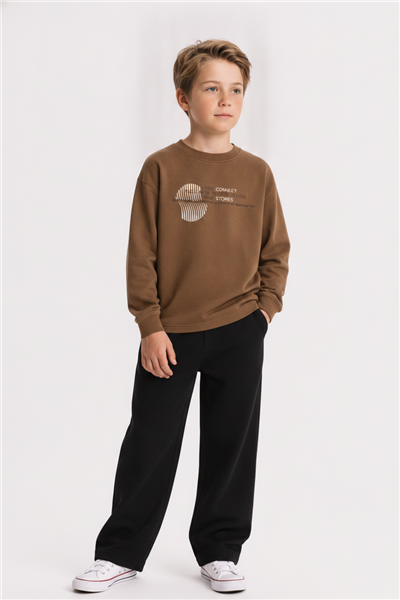 Nk Erkek Çocuk Wınd Sweat 8-14 Yaş Kahverengi