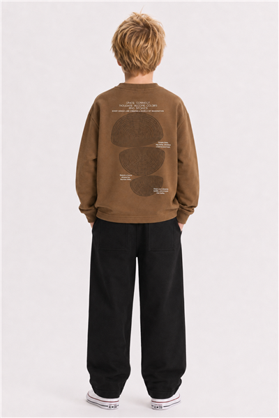 Nk Erkek Çocuk Wınd Sweat 8-14 Yaş Kahverengi