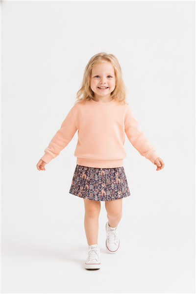 Nk Kız Bebek Kaftan Şort Etek 1-4 Yaş İndigo
