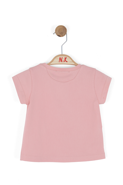 Nk Kız Bebek Pearl Tshirt 1-4 Yaş Pembe
